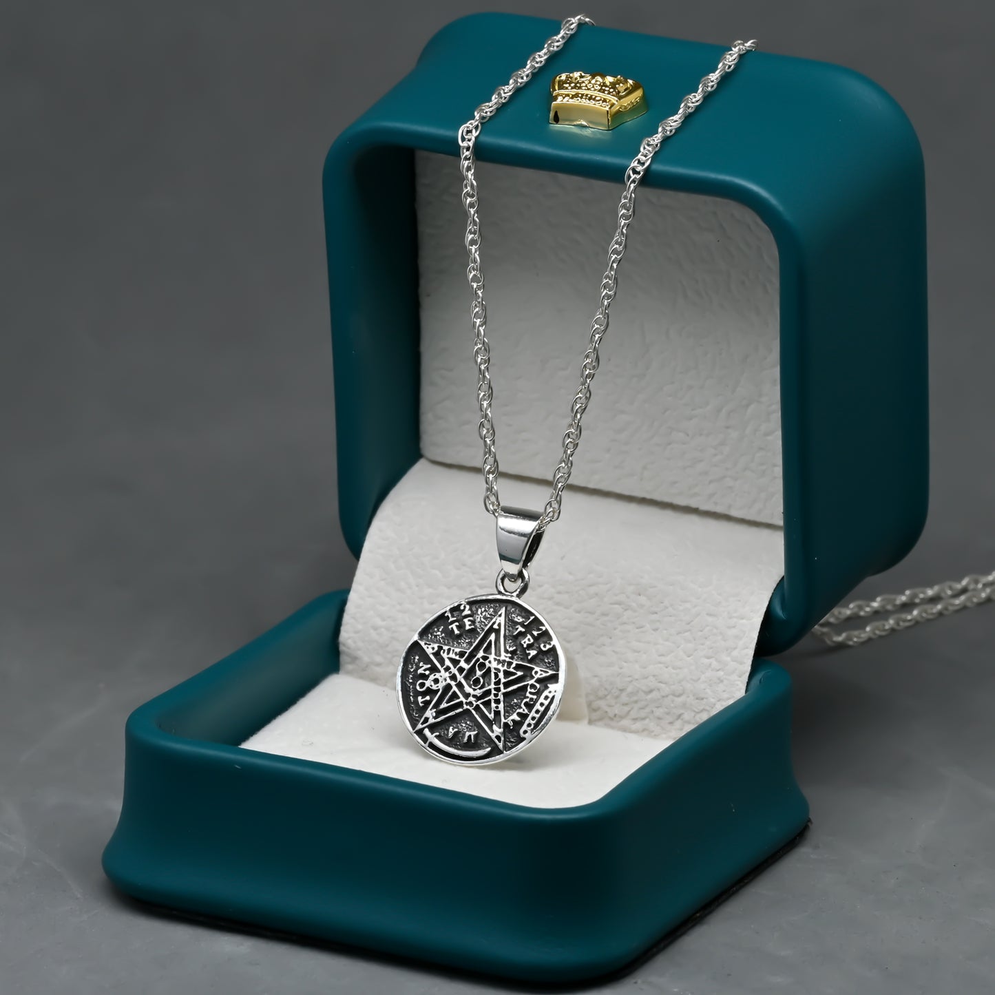 Colgante Tetragrammaton En Plata 925, Amuleto De Protección #F117